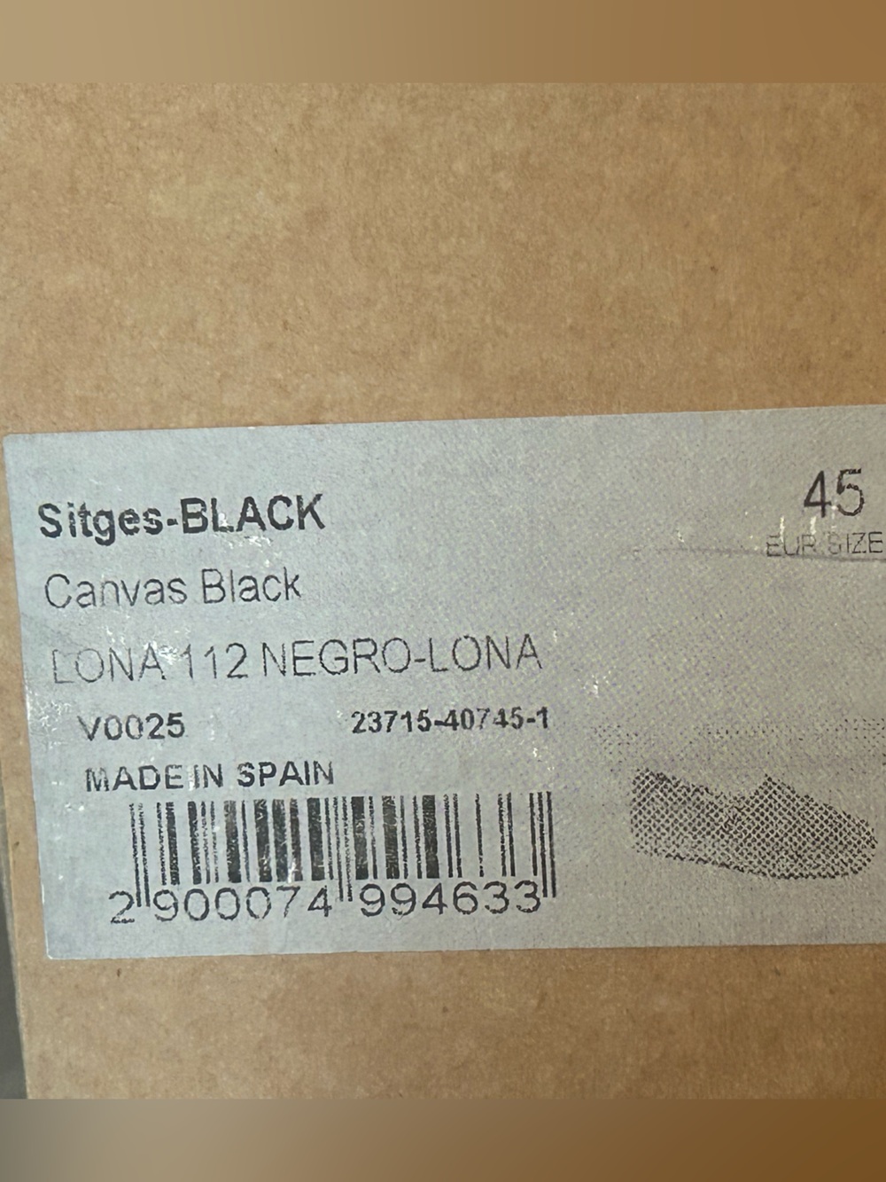 Viscata Men Espadrilles Black 45 - Picture 9 of 9